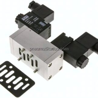 ISO-Ventil (Größe 1), 5/3-Wege Mittelstellung entlüftet, 230 V AC