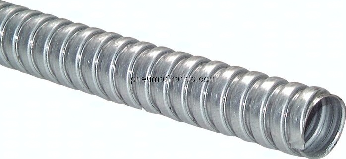 Metallschutzschlauch 7mm, Stahl verzinkt