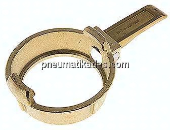 Tankwagenkupplung Spannringhebel für MK 80 MS, Messing