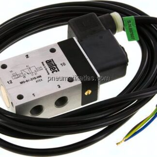 3/2-Wege Magnetventil, G 1/4", Luftfederrückstellung (NO), 24 V DC, ATEX-Zulassung
