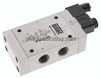 3/2-Wege Magnetventil, G 1/2", Luftfederrückstellung (NO), 24 V DC, Standard