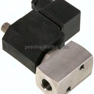 3/2-Wege ES-Magnetventil G 1/4" stromlos geöffnet (NO)