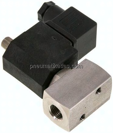 3/2-Wege ES-Magnetventil G 1/4" stromlos geöffnet (NO)