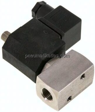 3/2-Wege ES-Magnetventil G 1/4" stromlos geöffnet (NO)