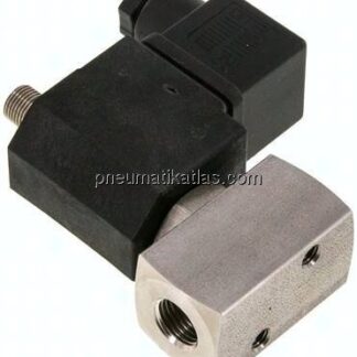 3/2-Wege ES-Magnetventil G 1/4" stromlos geöffnet (NO)