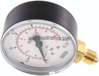 Manometer senkrecht (KU/Ms), 63mm, 0 - 0,6 bar, G 1/4"
