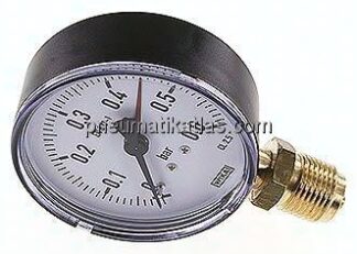 Manometer senkrecht, 80mm, 0 - 0,6 bar