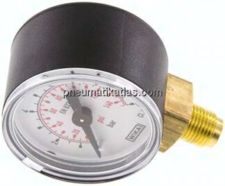 Manometer senkrecht (KU/Ms), 40mm, 0 - 10 bar, G 1/8"
