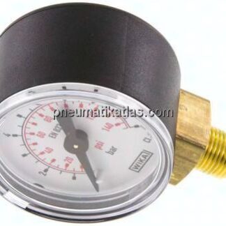 Manometer senkrecht (KU/Ms), 40mm, 0 - 10 bar, G 1/8"