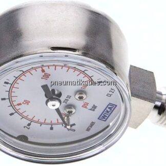 ES-Manometer senkrecht, 50mm, 0 - 10 bar, G 1/4"