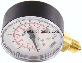Manometer senkrecht (KU/Ms), 63mm, 0 - 10 bar, G 1/4"