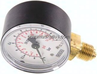 Manometer senkrecht (KU/Ms), 50mm, 0 - 1 bar, G 1/4"