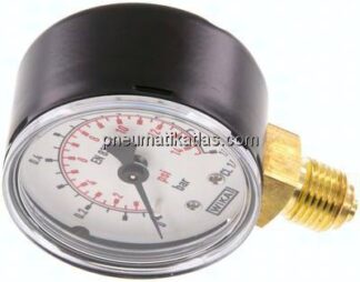 Manometer senkrecht (ST/Ms), 50mm, 0 - 1 bar, G 1/4"