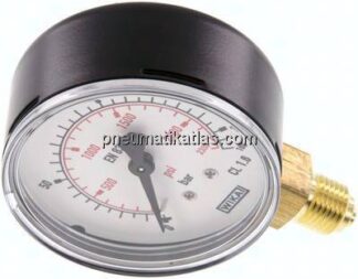 Manometer senkrecht (ST/Ms), 63mm, 0 - 160 bar, G 1/4"