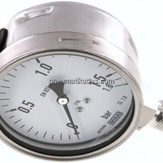 Chemie-Manometer senkrecht, 100mm, 0 - 1,6 bar