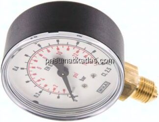 Manometer senkrecht (KU/Ms), 63mm, 0 - 1 bar, G 1/4"