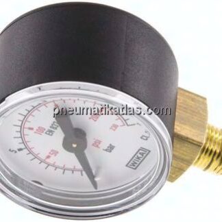 Manometer senkrecht (KU/Ms), 40mm, 0 - 16 bar, G 1/8"