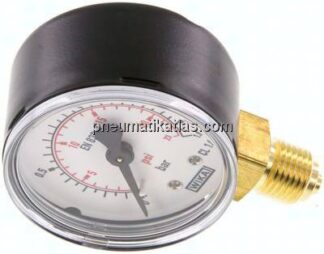 Manometer senkrecht (ST/Ms), 50mm, 0 - 1,6 bar, G 1/4"