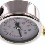 Glycerin-Manometer senkrecht (CrNi/Ms), 63mm, 0 - 16 bar