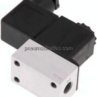 3/2-Wege Magnetventil, G 1/8", 12 V DC, Federrückstellung (NC)