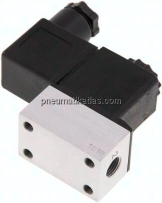 3/2-Wege Magnetventil, G 1/8", 24 V AC, Federrückstellung (NC)