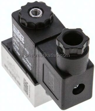 3/2-Wege Magnetventil, G 1/8", 24 V DC, Federrückstellung (NC)