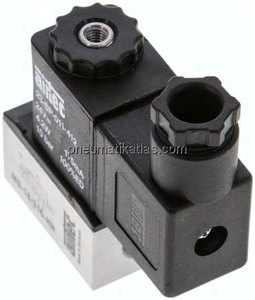 3/2-Wege Magnetventil, G 1/8", 24 V DC, Federrückstellung (NC)
