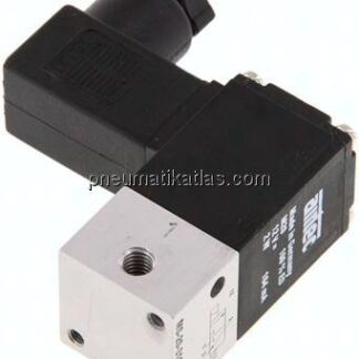3/2-Wege Magnetventil, M 5, 12 V DC, Federrückstellung (NC)