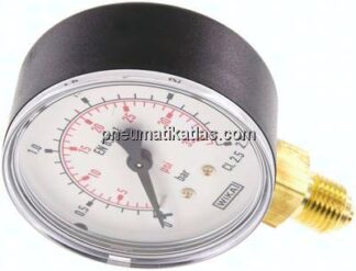 Manometer senkrecht (KU/Ms), 63mm, 0 - 2,5 bar, G 1/4"