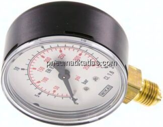 Manometer senkrecht (ST/Ms), 63mm, 0 - 25 bar, G 1/4"