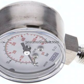 ES-Manometer senkrecht, 50mm, 0 - 40 bar, G 1/4"