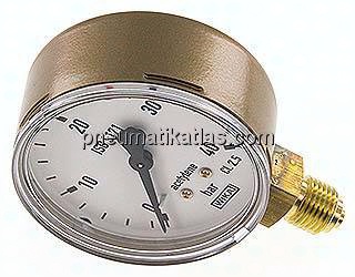Schweißtechnik-Manometer 63mm, 0 - 40 bar, Acetylen (C2H2)