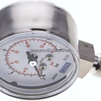 ES-Manometer senkrecht, 50mm, 0 - 4 bar, G 1/4"
