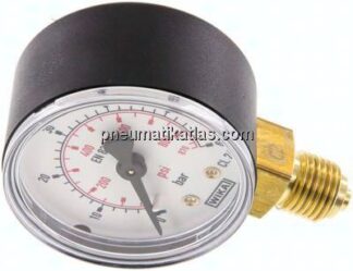 Manometer senkrecht (KU/Ms), 50mm, 0 - 60 bar, G 1/4"