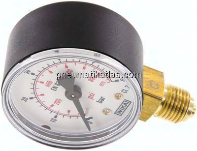 Manometer senkrecht (KU/Ms), 50mm, 0 - 60 bar, G 1/4"