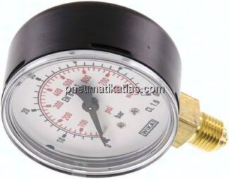 Manometer senkrecht (ST/Ms), 63mm, 0 - 60 bar, G 1/4"