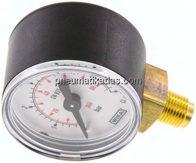 Manometer senkrecht (KU/Ms), 40mm, 0 - 6 bar, G 1/8"