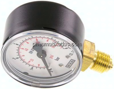 Manometer senkrecht (ST/Ms), 50mm, 0 - 6 bar, G 1/4"
