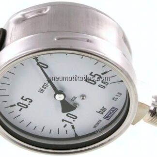 Chemie-Manometer senkrecht, 100mm, -1 bis 0,6 bar