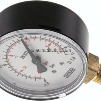 Vakuummeter, 63mm, senkrecht, -1 bis 0,6