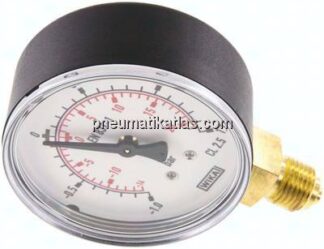 Manometer senkrecht (KU/Ms), 63mm, -1 bis 1,5 bar, G 1/4"