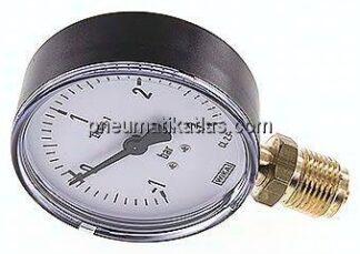 Manometer senkrecht, 80mm, -1 bis 3 bar