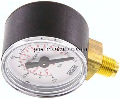 Manometer senkrecht (KU/Ms), 40mm, -1 bis 0 bar, G 1/8"