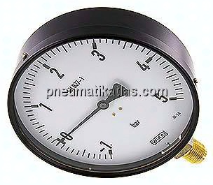 Manometer senkrecht, 160mm, -1 bis 5 bar