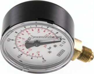 Vakuummeter, 63mm, senkrecht, -1 bis 0