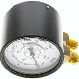 Differenzdruck-Manometer senkrecht, 100mm, 0 - 10 bar
