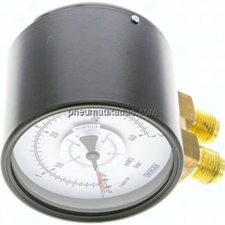 Differenzdruck-Manometer senkrecht, 100mm, 0 - 4 bar