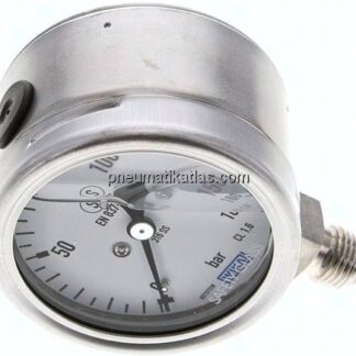 Gly.-Sicherheits-Manometer senkrecht,63mm, 0 - 160 bar