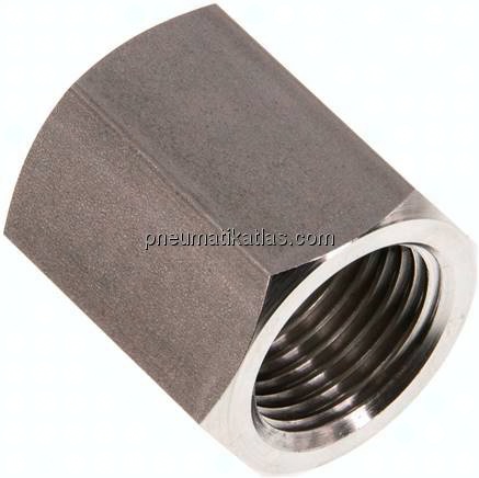 Muffe G 1/2"-G 1/2", 1.4571