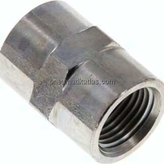 Hochdruck-Muffe NPT 1/2"-NPT 1/2", Stahl verzinkt